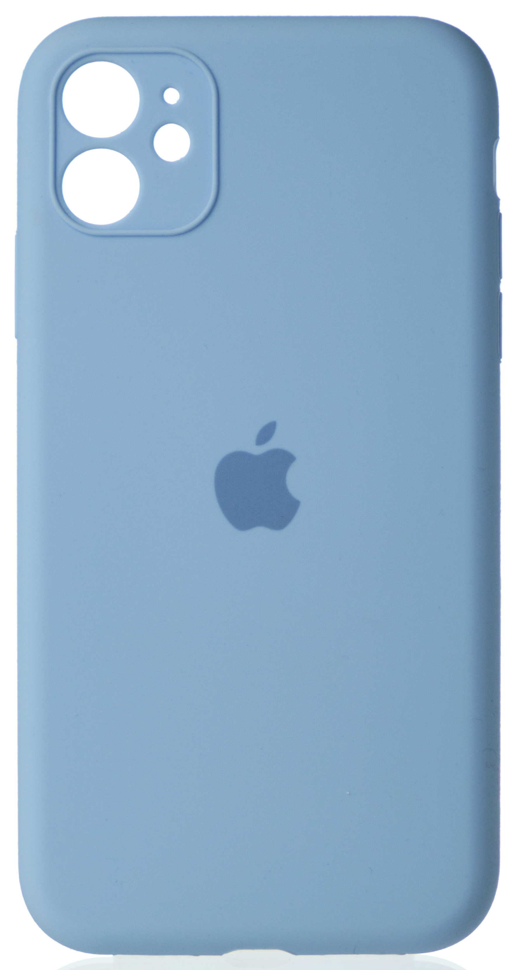 Чехол Silicone Case полная защита для iPhone 11 светло-голубой